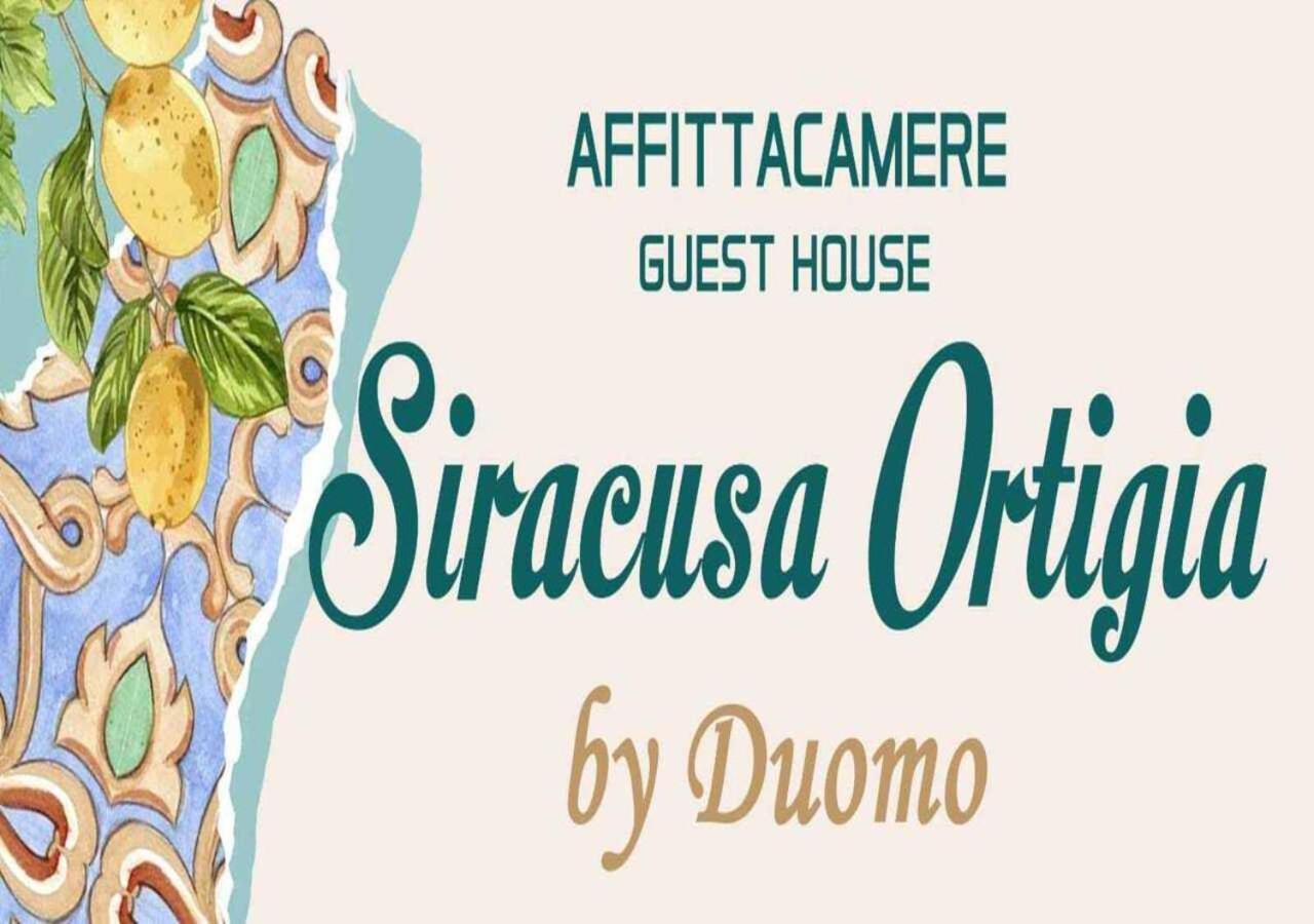 Siracusa Ortigia By Duomo Сиракуза Екстериор снимка